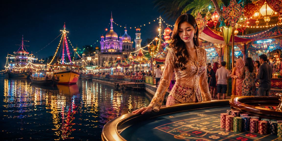 Paparan permainan hiburan kasino dan slot di 2v2